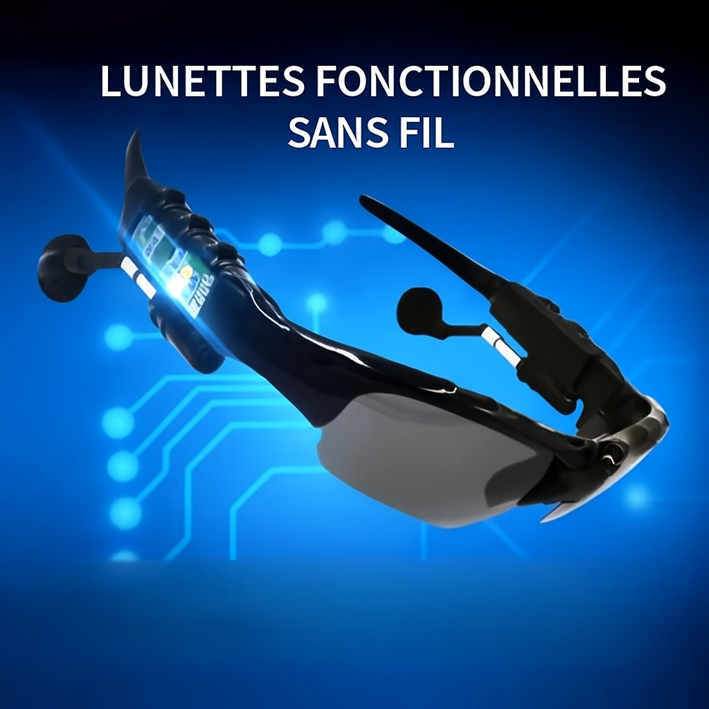 Lunettes de soleil pour sports de plein air Casque intelligent